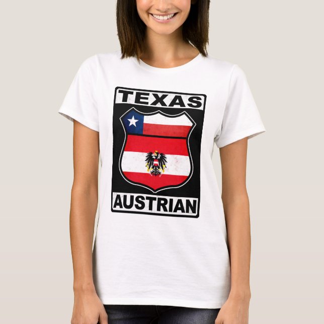 Texas Austrian American Ladies Tee (Front)