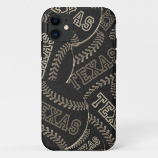 Texas Baseball Collage iPhone 11 Case
