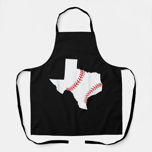 Texas Baseball State funny Texas Baseball  Apron (Front)