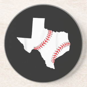 Texas Baseball State funny Texas Baseball Coaster