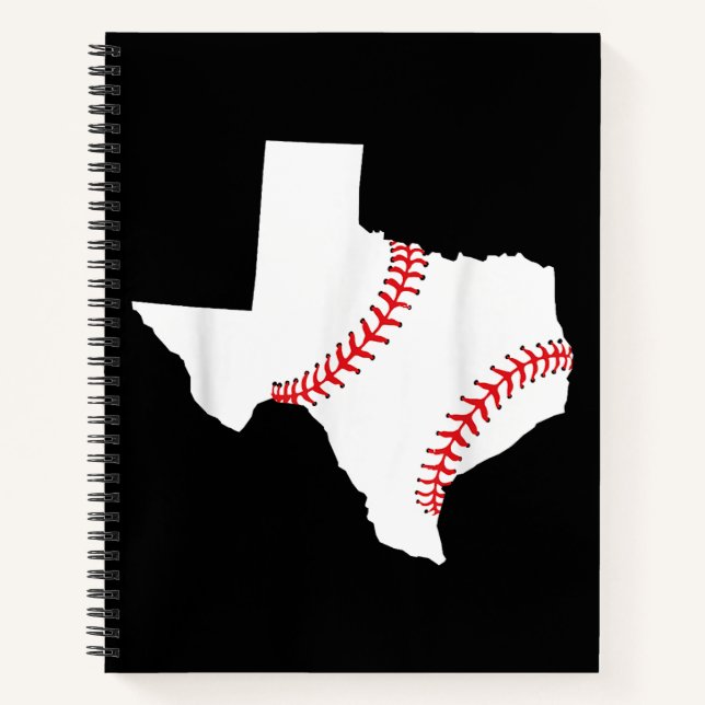 Texas Baseball State funny Texas Baseball  Notebook (Front)