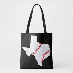 Texas Baseball State funny Texas Baseball Tote Bag