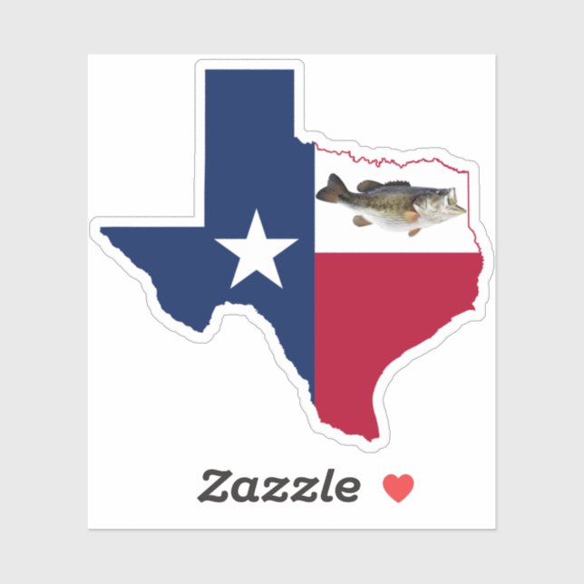 Texas Bass Fishing Flag (Sheet)