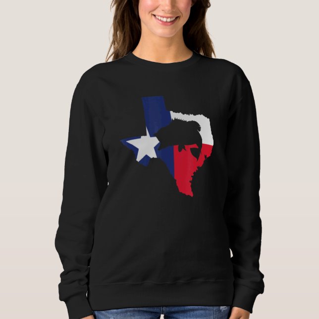 Texas Bass Fishing Sweatshirt (Front)