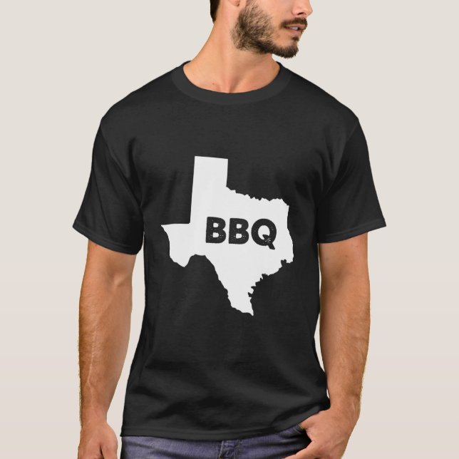 Texas Bbq Home State Pride Barbecue Grill T-Shirt (Front)