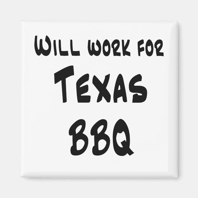 Texas BBQ Magnet (Front)