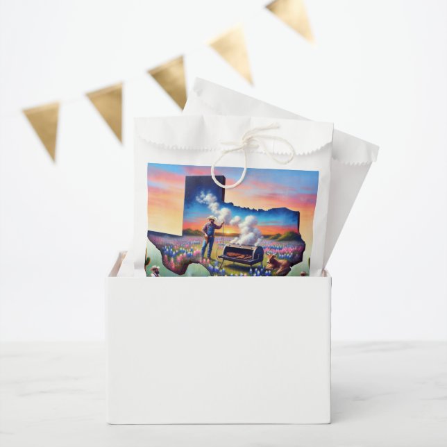 Texas BBQ Party 4 Favour Bags (Party)