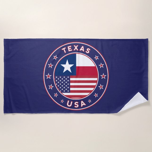 Texas Beach Towel (Front)