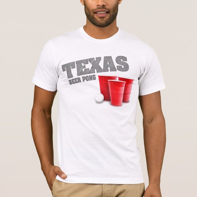 Texas Beer Pong T-Shirt (Front)