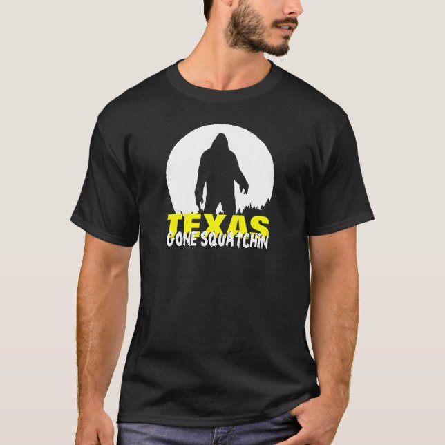 Texas Bigfoot T Shirt (Front)
