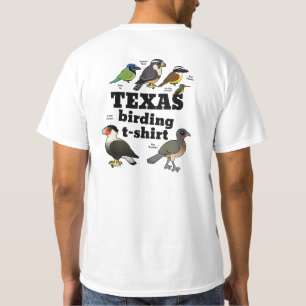 Texas Birding T-Shirt (design on back)