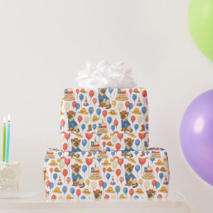 Texas Birthday themed for Cat Lovers Wrapping Paper