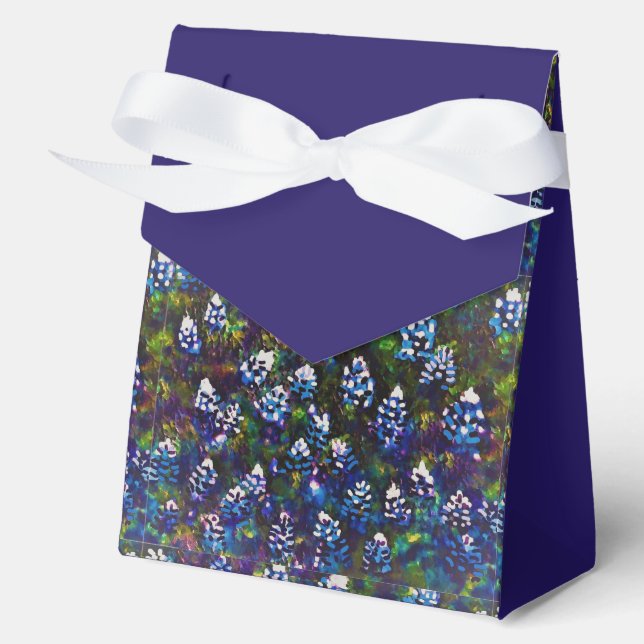 Texas Blue Bonnet Blitz Design Favour Box (Front)