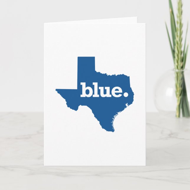 TEXAS BLUE STATE CARD (Front)
