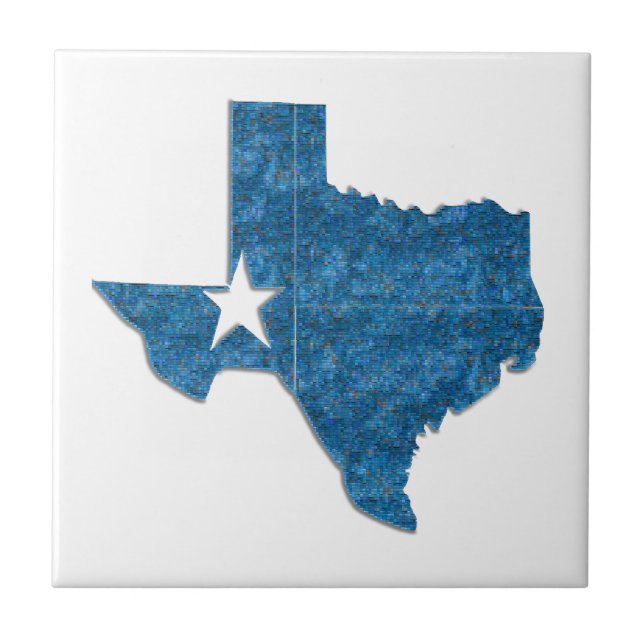 Texas blue tile (Front)