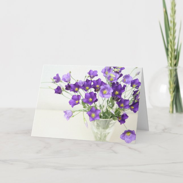 Texas Bluebell Thank You Card (Front)