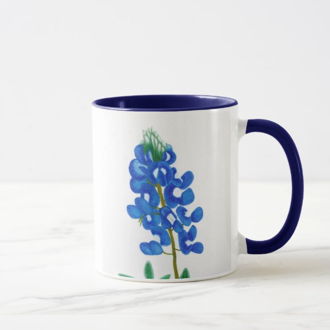 Texas Bluebonnet Inspirational Mug (Right)