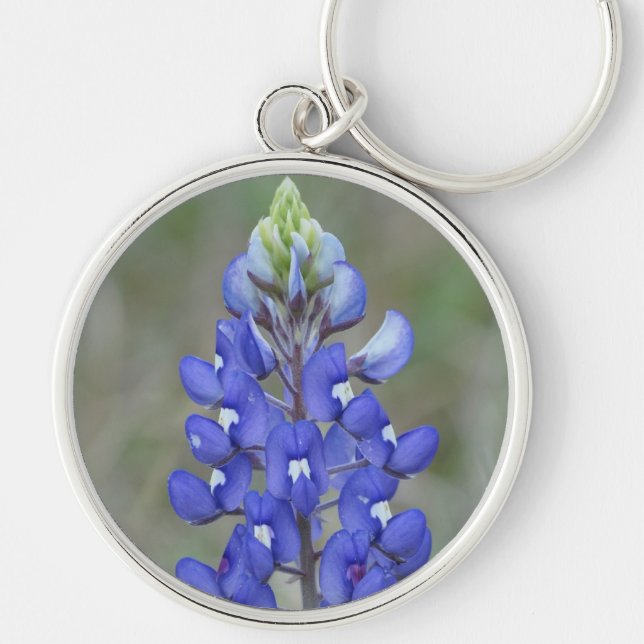 Texas Bluebonnet key chain (Front)