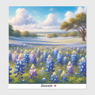 Texas Bluebonnet Meadow Landscape