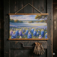 Texas Bluebonnet Meadow Landscape