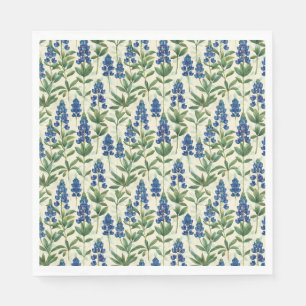 Texas Bluebonnet Paper Napkins Lupine