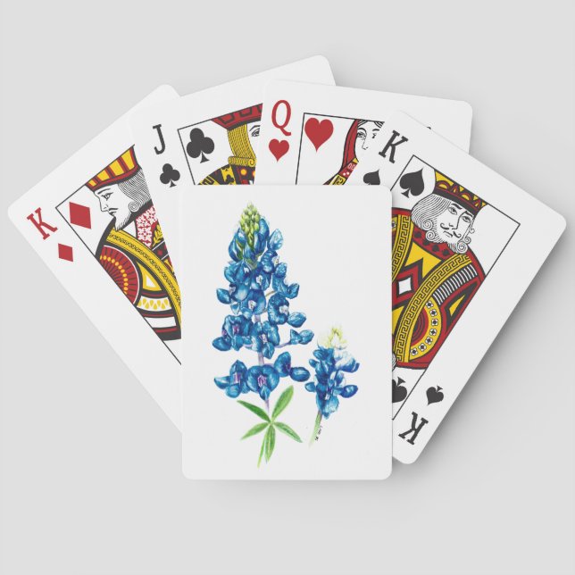 Texas Bluebonnet Playing Cards (Back)
