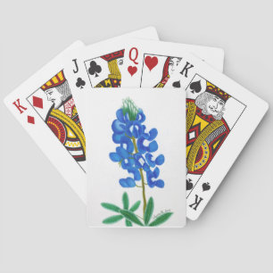 Texas Bluebonnet Playing Cards