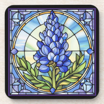 Texas Bluebonnet Stained Glass