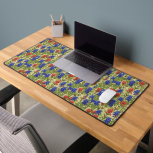 Texas Bluebonnet Wildflower Fields - Hill Country Desk Mat