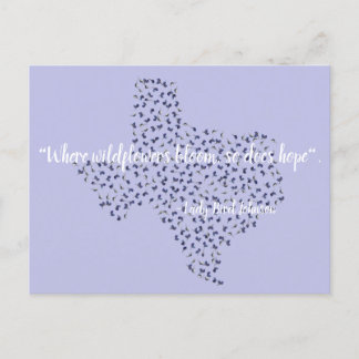Texas Bluebonnet Wildflowers Postcard