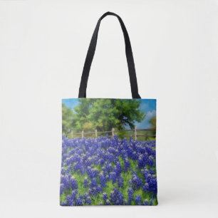 Texas Bluebonnets Blue Flowers Hill Country Tote Bag