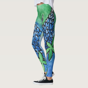 Texas Bluebonnets  Leggings