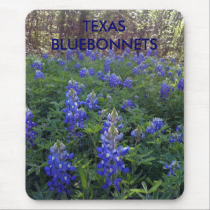 TEXAS BLUEBONNETS MOUSE PAD
