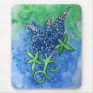 Texas Bluebonnets Mouse Pad