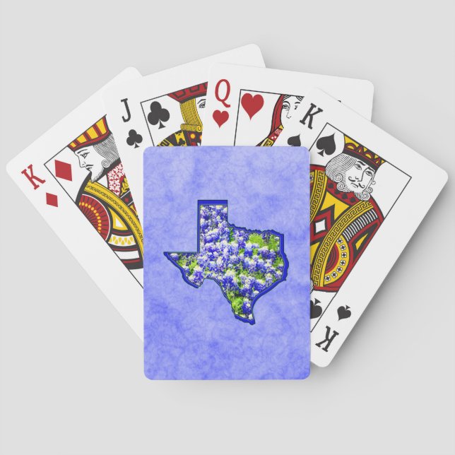 TEXAS BLUEBONNETS PLAYING CARDS (Back)