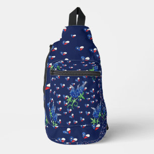 Texas Bluebonnets "Proud Texan" Sling Bag