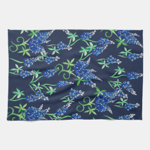 Texas Bluebonnets Tea Towel