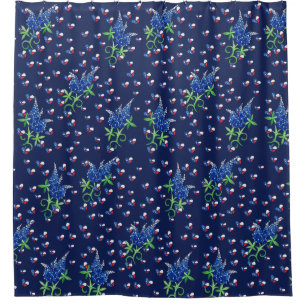 Texas Bluebonnets Texan Lone star state Shower Curtain