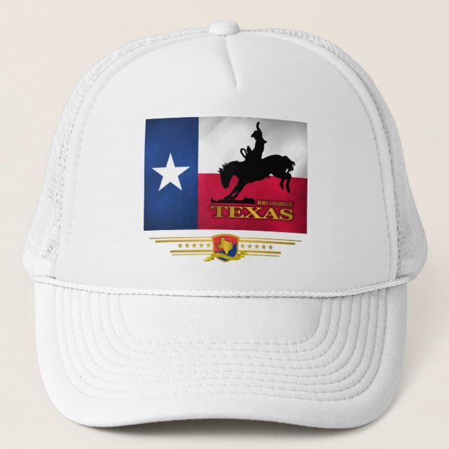 Texas Born & Bred Trucker Hat (Front)