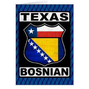 Texas Bosnian American Card