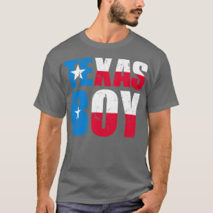 Texas Boy USA Vintage Distressed Flag T-Shirt