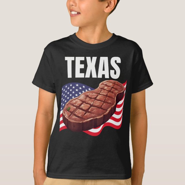 Texas Boy's Dark T-Shirt (Front)