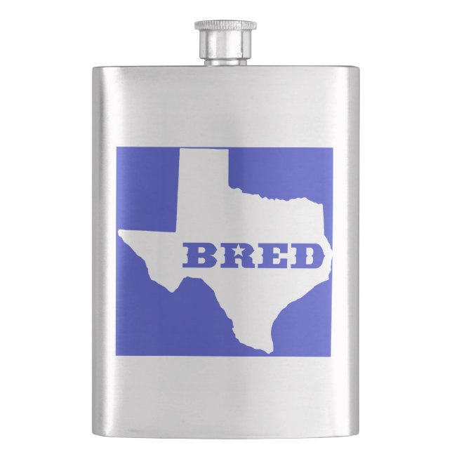 Texas Bred Hip Flask (Front)
