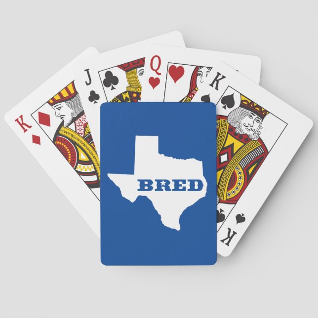 Texas Bred Playing Cards (Back)