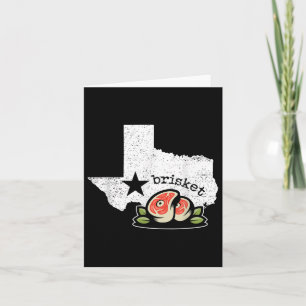 Texas Brisket Home State Love Funny Barbecue Beef Card