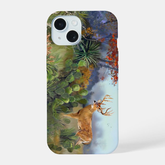 Texas Buck iPhone 15 case (Back)