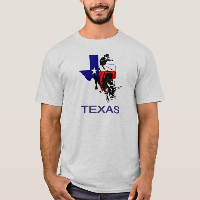 Texas Bull Rider T-Shirt (Front)