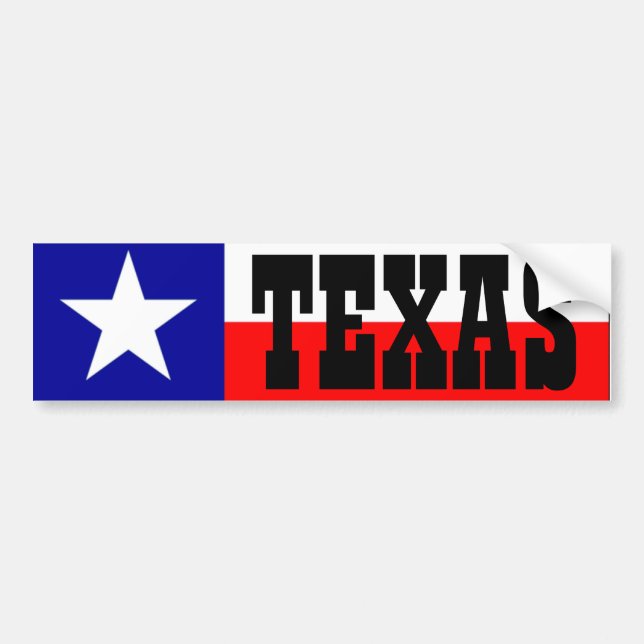 Texas Bumper Sticker (Front)