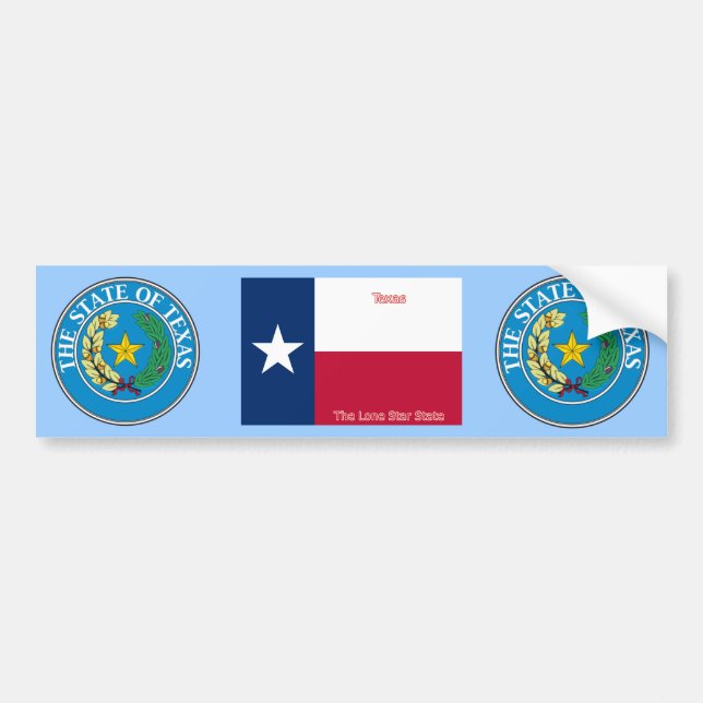 Texas Bumper Sticker (Front)
