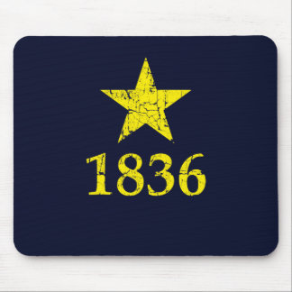 Texas, Burnet Star Historical Flag, Distressed Mouse Pad